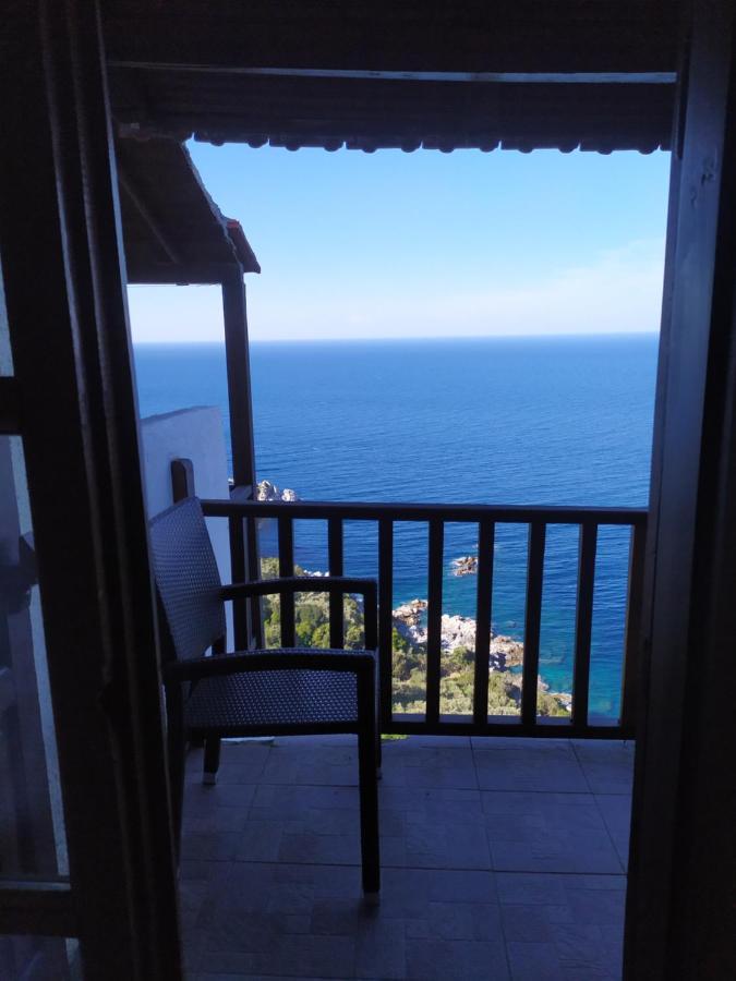 Double Studio Room In Mylopotamos With Beautifull View Цагкарада Екстер'єр фото